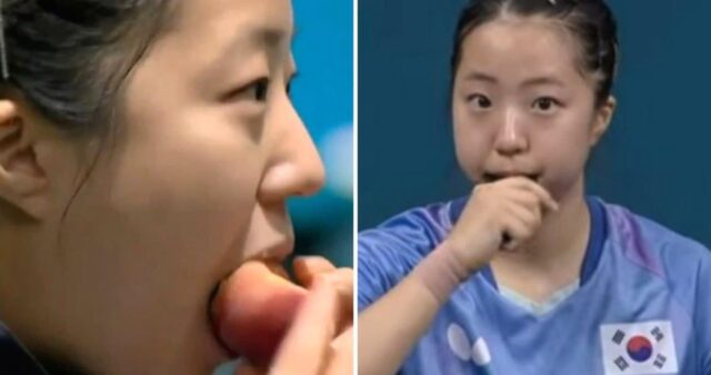“엄마표 주먹밥·바나나 덕분에 이겼어요”… ‘삐약이’ 신유빈, 4강행 확정에 눈물 터져