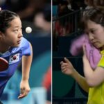 신유빈에게 0-3으로 지던 일본 선수… 경기 흐름 끊으려고 10분간 ‘옷 갈아입고’ 왔다
