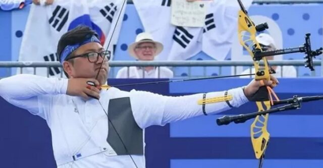 “고구려 때부터 잘했나”… 일본 기자가 양궁 ‘금메달’ 싹쓸이 비결 묻자 김우진이 한 대답