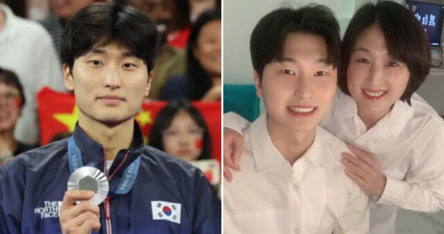 파리 올림픽서 은메달 딴 배드민턴 김원호… ‘모자 올림픽 메달리스트 1호’ 탄생