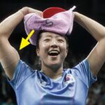 경기 끝나고 오른팔 이두박근만 제대로 펌핑된 ‘삐약이’ 신유빈… 얼마나 열심히 했길래