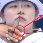 턱·손가락 사이에 벌 앉았는데도 10점 맞춘 임시현… ‘금메달 3관왕’의 위엄 (영상)