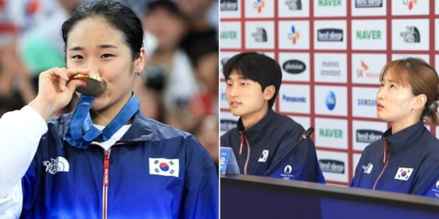 “안세영에 대한 질문 안 받겠다”… 안세영 빠진 배드민턴 메달리스트 기자회견 현장 분위기