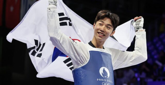 박태준, 남자 태권도 58㎏급 금메달… 한국 사상 최초