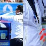 올림픽 양궁 경기 중 소리치며 상대 선수 방해…. ‘민폐 논란’ 한국인 아저씨들의 정체