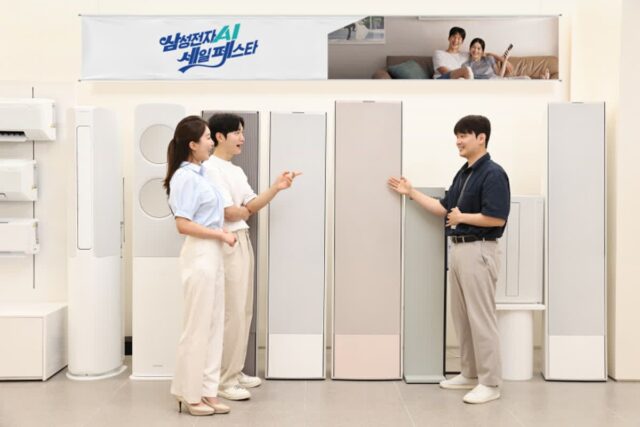 삼성스토어, 폭염 장기화 속 ‘고효율 AI 에어컨’ 수요 급증