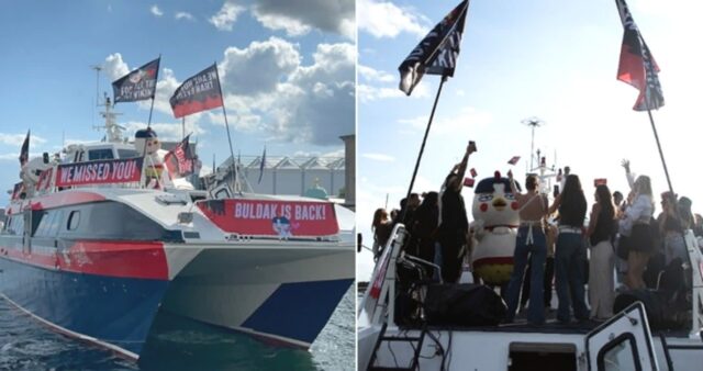 “불닭볶음면 다시 먹는다!”… 삼양이 ‘불닭 컴백 파티’ 열자 달려 나와 열광하는 덴마크인들