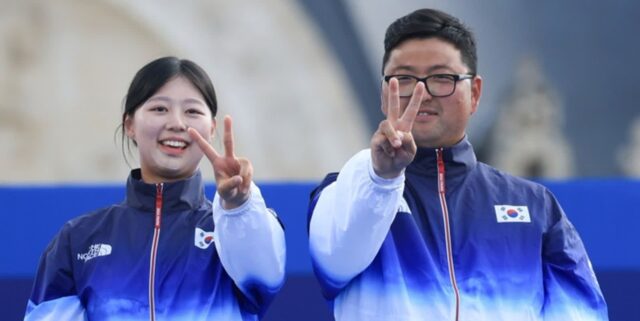 ‘양궁 3관왕’ 김우진·임시현 겹경사… 파리 올림픽 한국 선수단 남녀 MVP선정