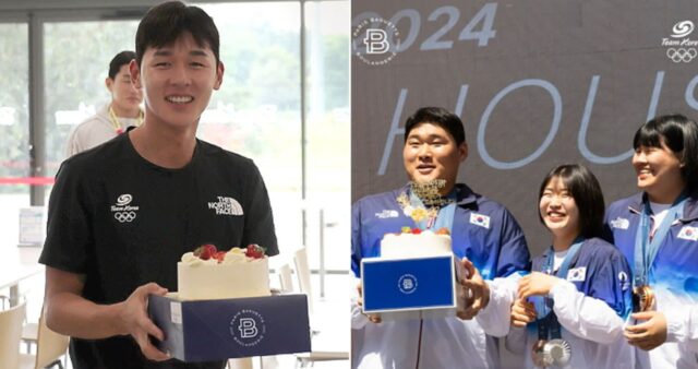 파리에서 고생하는 국가대표 선수들 위해 케이크 직접 만들어 ‘깜짝파티’ 열어준 파리바게뜨