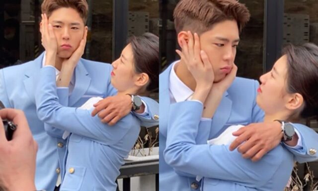 촬영 현장에서도 분위기 심상치 않던 남녀의 기류