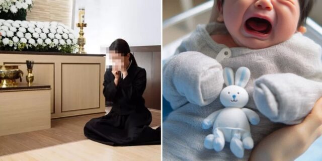 “6개월 전 남편이 큰 사고로 죽었는데… 태어난지 한 달 된 아이가 있답니다”