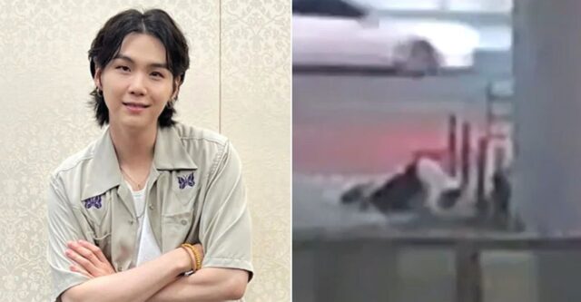 ‘음주운전’ BTS 슈가, 동선 공개됐다… 인도 주행+또 거짓 해명 논란 (CCTV 영상)