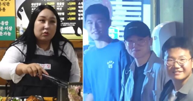 삼겹살 집에서 휴가 나온 군인들 만난 풍자가 1초의 고민 없이 한 행동 (영상)