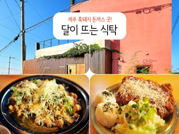 제주 흑돼지 돈까스 굿! 달이 뜨는 식탁
