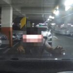 이중주차 해놓은 차 장애인 주차구역으로 밀어놓고 과태료 내게 만든 남성