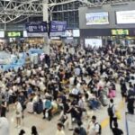 KTX 궤도 이탈 사고로 부대 복귀 못 하고 출근 못 해… 어제자 부산역 상황