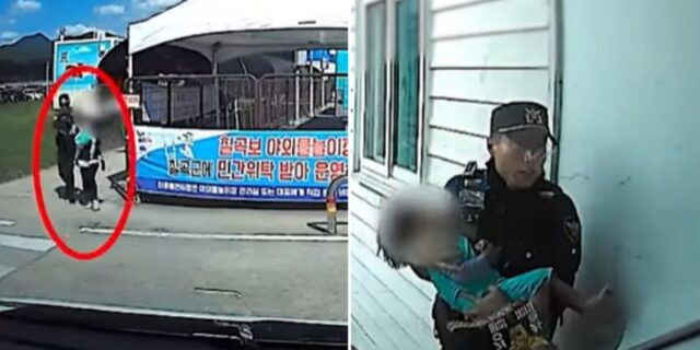 폭염에 ‘열경련’으로 쓰러진 3세 아이… 순찰하던 경찰이 발견해 ‘골든타임’ 지켰다