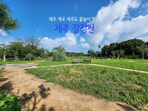제주계곡 제주도 물놀이 장소 제주 강정천 상생의정원