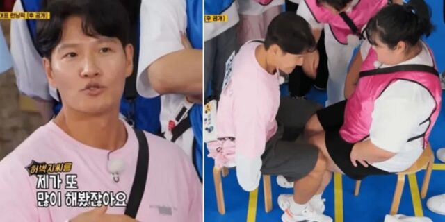 ‘역도 요정’ 박혜정에 겁 없이 ‘허벅지 씨름’ 덤볐다가 혼쭐 난 김종국 (영상)