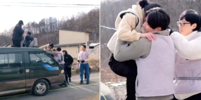 여성 스태프들이 무서워 봉고차 위에서 못 내려오자 덱스가 보인 ‘여심폭격급 반응’ (영상)