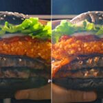 이걸 한입에 먹을 수 있나… 치킨+베이컨+고기 다 때려 박은(?) 버거킹 역대급 신상 ‘두툼버거’