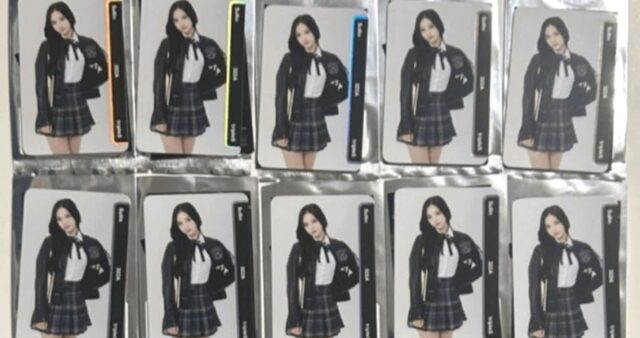 멤버 24명인 트리플에스 랜덤 포카 사느라 14만원 썼는데… 똑같은 카드 20장 걸린 팬