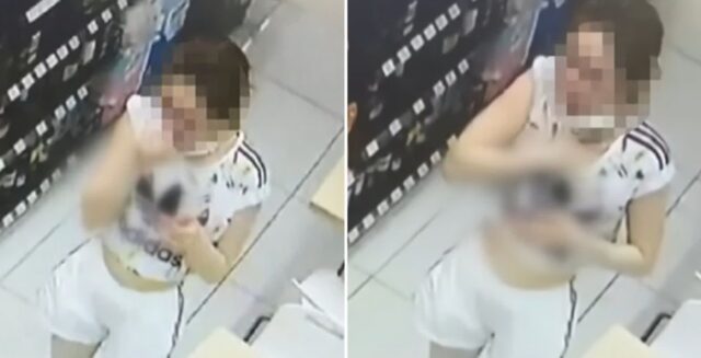 콧구멍 파고 상의에 손 넣어 땀 닦은 휴지 … 편의점 식탁에 그대로 놓고 간 민폐 여성