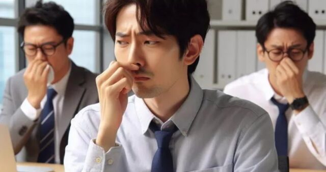 “대각선 자리 남자 동료 체취 못 참겠다”… 안 씻은 냄새 고통스럽다는 사연에 쏟아진 반응