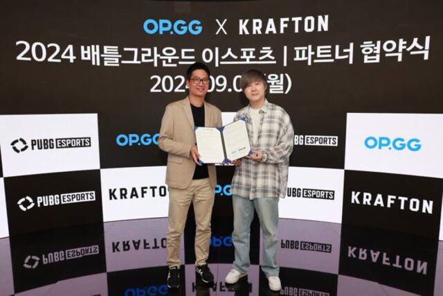 크래프톤, 오피지지와 ‘배틀그라운드’ e스포츠 파트너십 체결