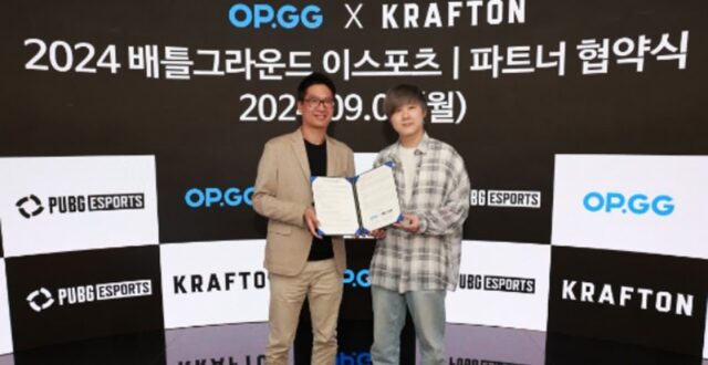 크래프톤, 오피지지와 손 잡았다… 배틀그라운드 e스포츠 파트너십 체결