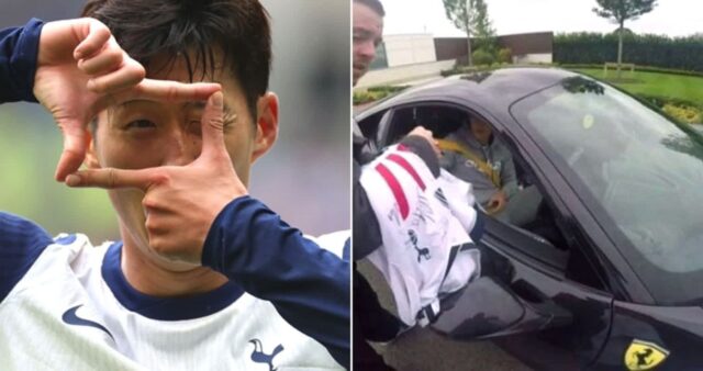 아스널 팀 컬러 ‘빨간색’ 라페라리 산 손흥민 … 토트넘 팬들 위해 21억짜리 차 ‘검은색’으로 도색해
