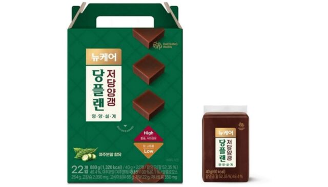 “칼로리 낮은데도 고소하고 달콤”… 대상웰라이프 뉴케어, 당플랜 ‘저당 양갱’ 출시