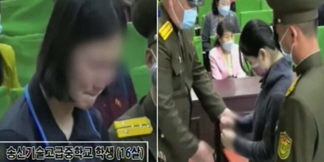 한국 드라마 보다가 걸린 ‘북한’ 10대 소녀들… 수갑차고 공개 ‘마녀사냥’ 당해