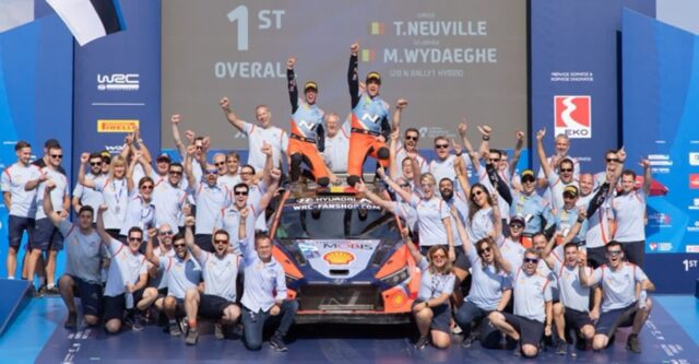현대자동차 월드랠리팀, 2024 WRC 그리스 랠리서 ‘트리플 포디움’ 쾌거