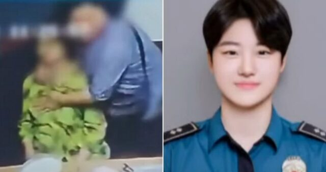 식당서 갑자기 정신 잃은 할머니 구한 여성, 휴가 맞아 고향 찾아온 여경이었다
