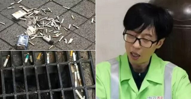 환경미화원 대신 길거리 청소하다 ‘담배꽁초’에 현타 온 유재석… 분노하게 만든 흡연자의 행동