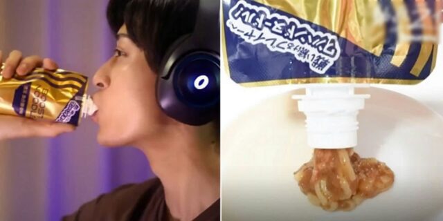 곤약 젤리 먹는 척하며 몰래 ‘라면’ 먹을 수 있는 ‘짜먹는 라면’ 나왔다