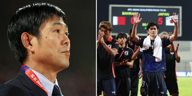 6년째 한 감독이 이끄는 일본, 바레인전도 5-0 대승… 2경기서 12골 폭발