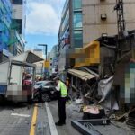 부산 해운대서 70대 운전자 몰던 벤츠 승용차 인도 돌진…행인 2명 사망