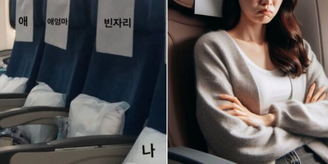“비행기 빈 좌석에 아기 눕힌 애 엄마… ‘부당 이용’ 항의한 제가 예민한 건가요?”