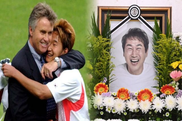 “먼저 떠나보낸 건 너무 슬프지만” … 히딩크가 유상철 묘 앞에서 남긴 말