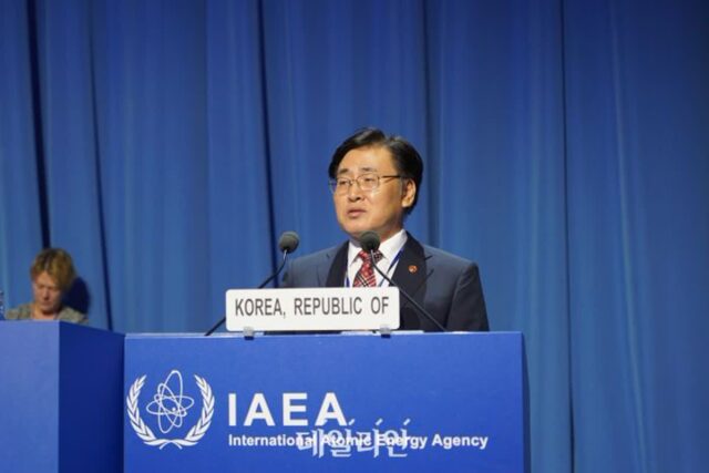 유상임 장관 IAEA 총회 참석…“SMR 개발 지속가능 에너지 촉진 기여”