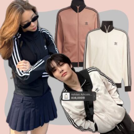 셀럽 간절기템 아디다스 와플 져지 사이즈꿀팁