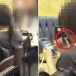 식사 마치고 테이블에 앉아 양치까지 한 여성… 눈치 주자 이런 반응 보였다 (영상)