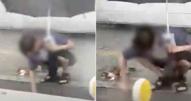쓰레기로 막힌 빗물받이… 차 잠기는 긴박한 상황, 부산 시민이 나서 ‘맨손’으로 뚫었다