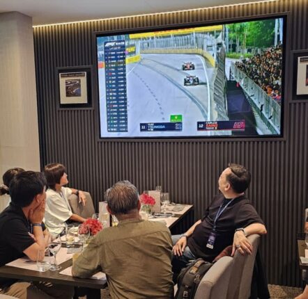 삼성전자, ‘F1 싱가포르 GP’에 2년 연속 TV 공급