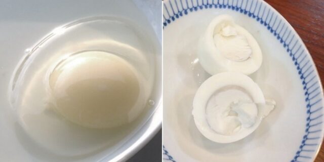 달걀 삶아 깨보니 하얀색 노른자… “일본산 쌀 먹고 자란 닭이 낳아”