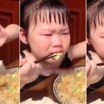 ‘요리 똥손’ 엄마 음식 맛없어 눈물 나는데도 의리로 ‘억지 먹방’ 해주는 귀요미 딸 (영상)
