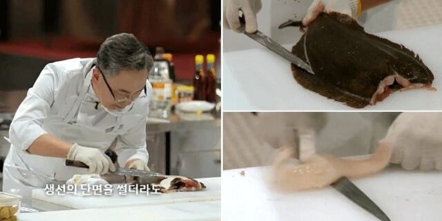 ‘흑백요리사’ 시청자들 육성으로 감탄 터졌다… 안유성 조리명장의 신들린 ‘광어 손질’ 스킬