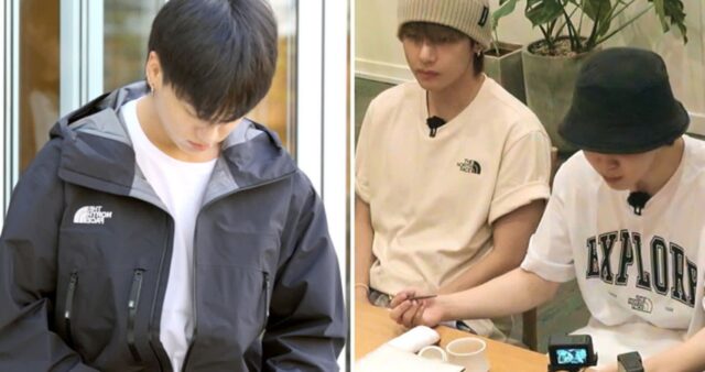 BTS 지민·뷔·정국이 ‘교복템’으로 입고 다닌 명품st 바람막이… 알고 보니 노스페이스였다
